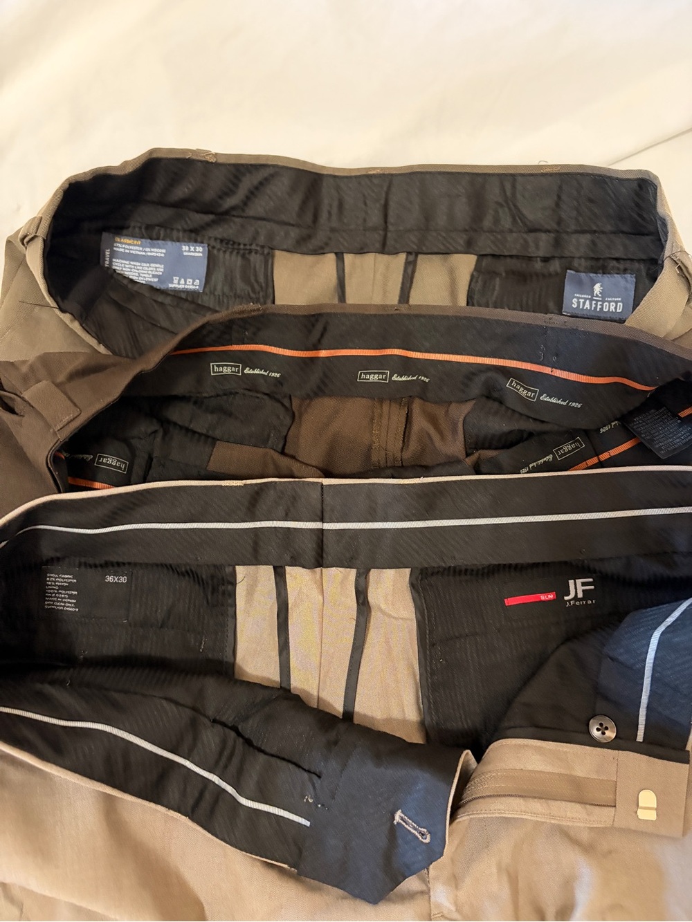 Lot of 14 men’s dress pants